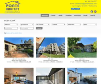 Pontehabitat.com(Servicios de gestión inmobiliaria en Pontevedra ciudad y alrededores) Screenshot