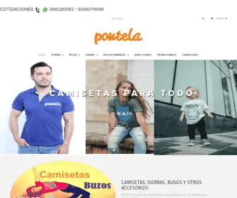 Pontela.com.co(Camisetas estampadas) Screenshot