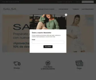 Pontesalsa.com(Salsa Clothing Co) Screenshot