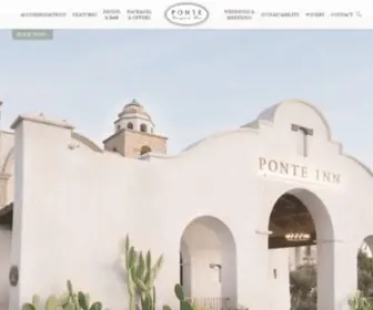Pontevineyardinn.com(Ponte Vineyard Inn) Screenshot