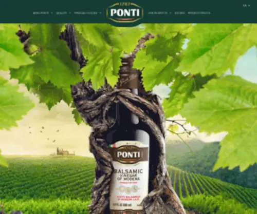 Ponti.com(Dal 1787 il gusto della natura) Screenshot
