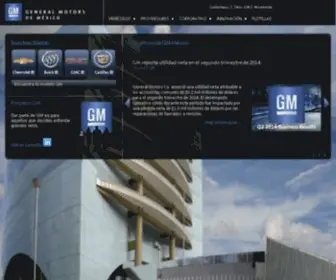Pontiac.com.mx(General Motors México) Screenshot