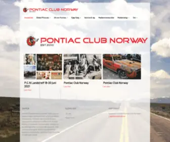 Pontiacclubnorway.no(Pontiac Club Norway) Screenshot