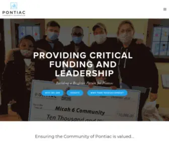 Pontiaccommunityfoundation.org(Pontiac Community Foundation) Screenshot