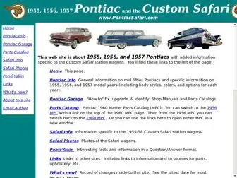 Pontiacsafari.com(Pontiac Custom Safari& 57) Screenshot