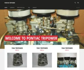 Pontiactripower.com(Pontiac Tripower) Screenshot