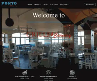 Ponto.co.za(Ponto Grille & Carvery) Screenshot