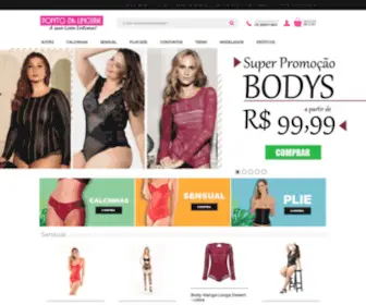 Pontodalingerie.com.br(Ponto da Lingerie) Screenshot