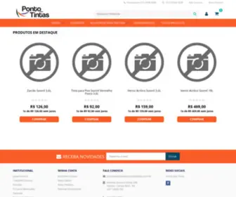 Pontodastintas.com.br(Ponto das Tintas) Screenshot