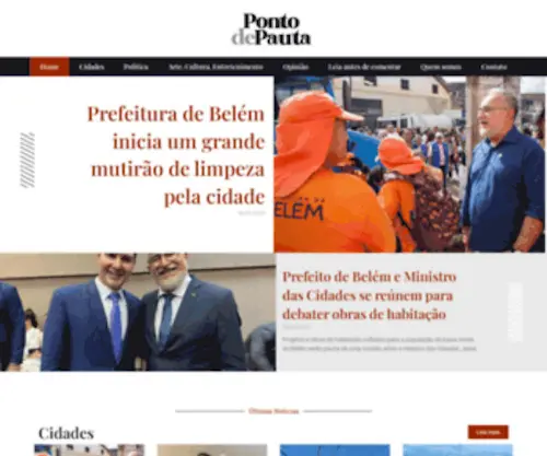 Pontodepauta.com(PONTO DE PAUTA) Screenshot