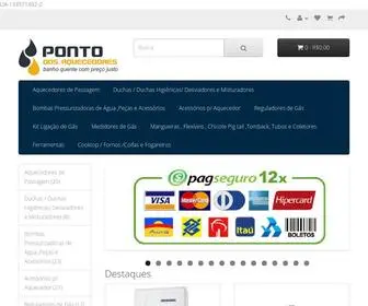 Pontodosaquecedores.com.br(Ponto dos Aquecedores) Screenshot