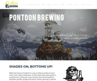 Pontoonbrewing.com(Pontoon Brewing) Screenshot