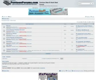 Pontoonforums.com(Pontoon Boat & Deck Boat Forum) Screenshot