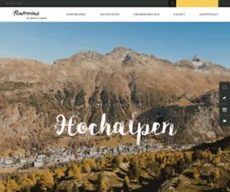 Pontresina.ch(Pontresina im Engadin) Screenshot