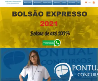 Pontualconcursos.com.br(Curso preparatório Rio de Janeiro. Pré) Screenshot