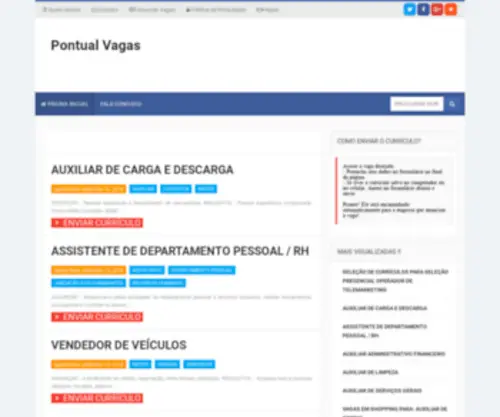Pontualvagas.com.br(Pontualvagas) Screenshot