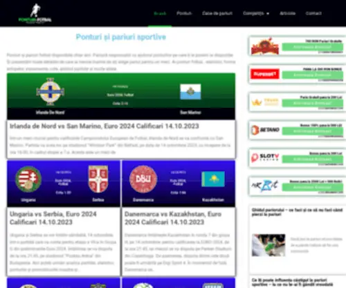Ponturi-Fotbal.com(Ponturi Fotbal) Screenshot