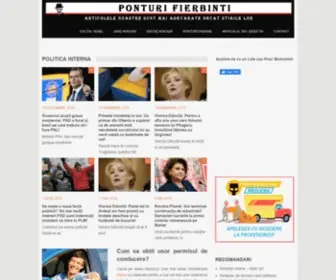 Ponturifierbinti.com(Ponturi Fierbinți) Screenshot