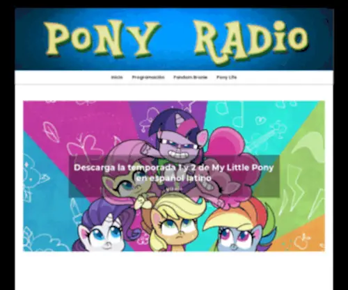 Pony-Radio.com(Pony Radio) Screenshot