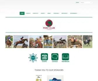 Ponyclubtas.com.au(Pony Club Tasmania) Screenshot