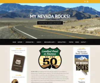 Ponyexpressnevada.com(Loneliest Road in America) Screenshot