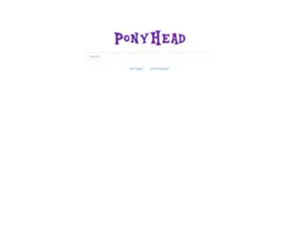 Ponyhead.com(My Little Pony CCG Database) Screenshot