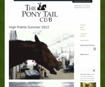 Ponytailclub.com(Squarespace. A new way of thinking about website publishing) Screenshot