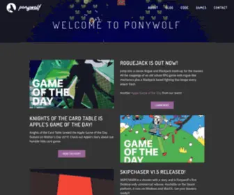 Ponywolf.com(Ponywolf) Screenshot