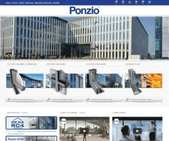 Ponzio.pl(Systemy Aluminiowe Ponzio) Screenshot