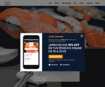 Ponzusushi.com.ar(PONZU El arte del Sushi) Screenshot