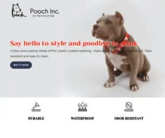 Poochinc.com(Pooch Inc for the love of dogs) Screenshot