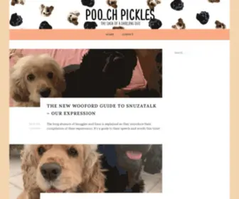Poochpickles.blog(Life, times and opinions of a doggie duo) Screenshot