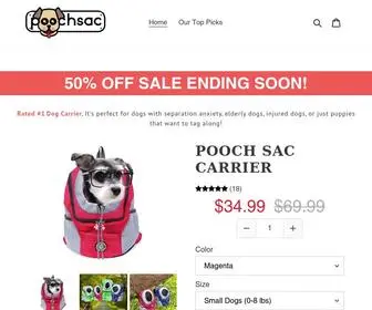 Poochsac.com(Pooch Sac) Screenshot