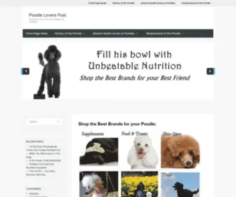 Poodleloverspost.com(Poodle Lovers Post) Screenshot