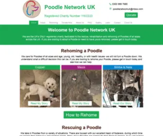 Poodlenetworkuk.org(Poodle Network UK) Screenshot