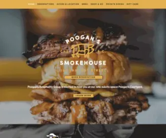 Pooganssmokehouse.com(Poogan's Smokehouse) Screenshot