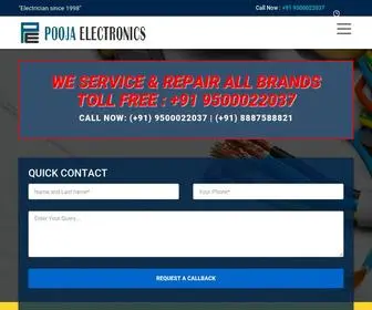 Poojaelectronicschennai.com(Washing Machine Service in Chennai) Screenshot