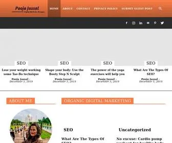Poojajassal.com(Pooja Jassal) Screenshot