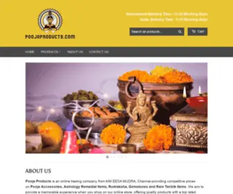 Poojaproducts.com(Rudraksha) Screenshot
