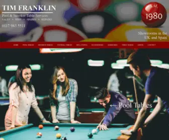 Pool-AND-Snooker.com(Pool & Snooker Tables) Screenshot