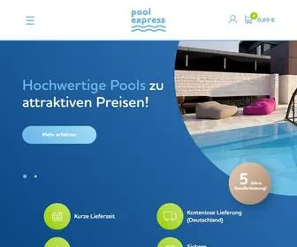 Pool-Express.de(Pool Express) Screenshot