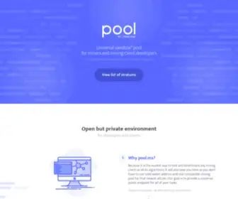 Pool.ms(Crypto Mining Monitor and Management Software) Screenshot