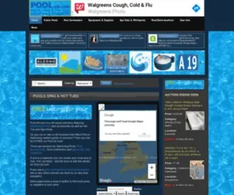 Pool.uk.com(Pools Spas & Hot Tubs) Screenshot