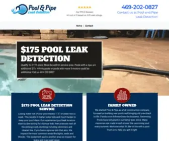 Poolandpiperepair.com(Immediate Swimming Pool Repairs) Screenshot