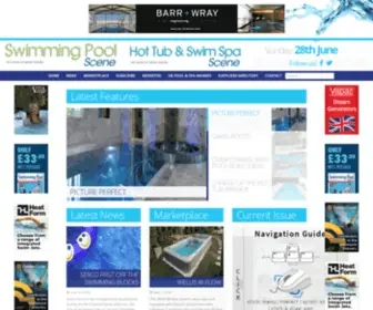 Poolandspascene.com(Pool and Spa Scene) Screenshot