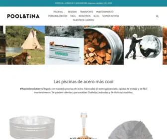 Poolandtina.com(Piscinas de acero) Screenshot