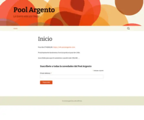 Poolargento.com(Pool Argento) Screenshot