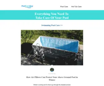 Poolcareguy.com(Pool Care Guy) Screenshot