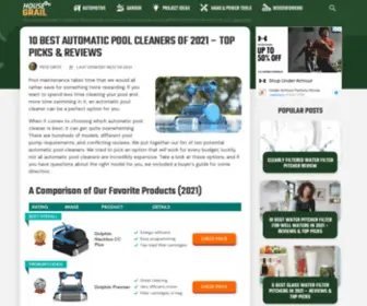 Poolcleanerhub.com(10 Best Automatic Pool Cleaners (SeptemberTop Picks & Reviews) Screenshot