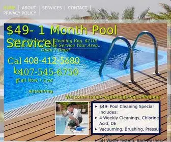 Poolcleaningandmaintenanceservicehon.com(Pool service near me) Screenshot